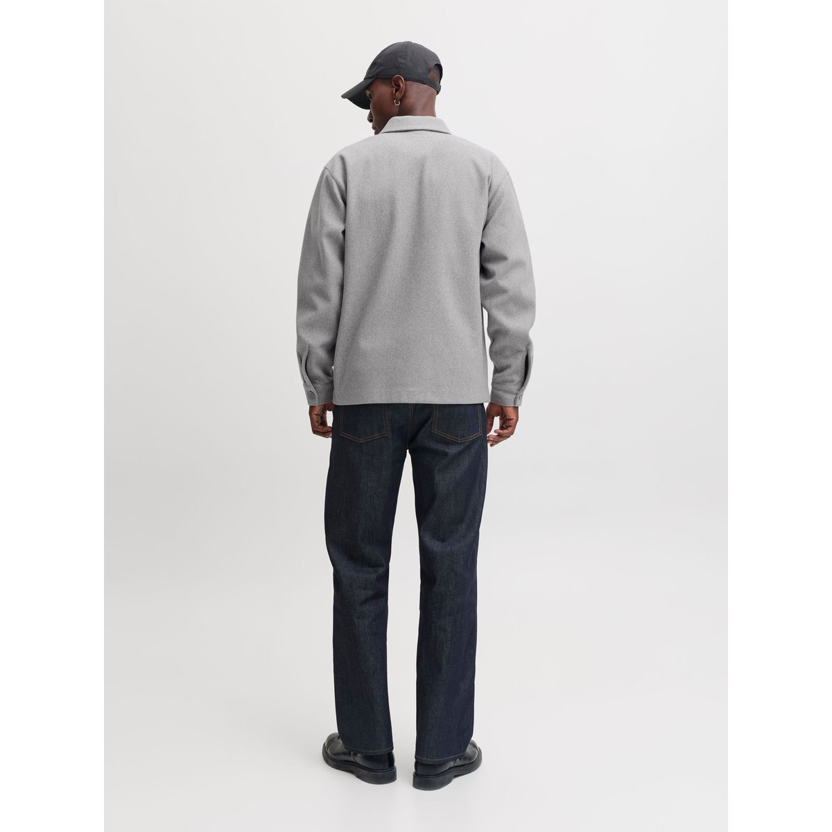 Surchemise light grey melange 1, JACK & JONES