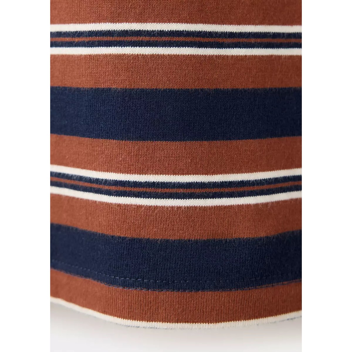 Polo à rayures relaxed-fit rouge-orangé, MANGO KIDS