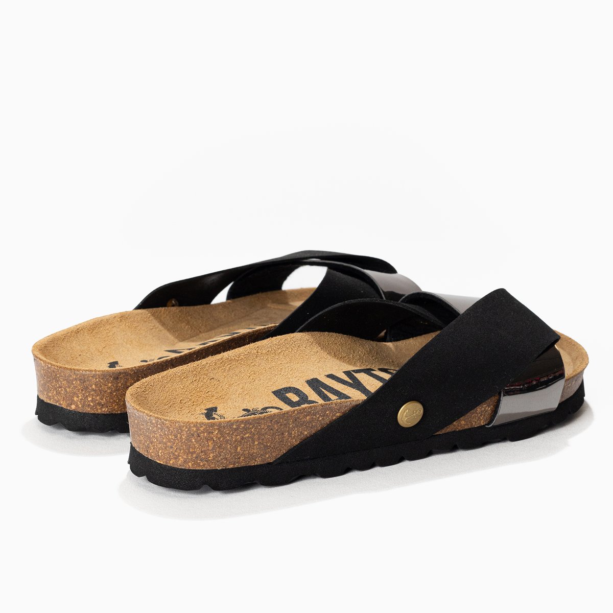 Sandales FIGARI noir melange, BAYTON