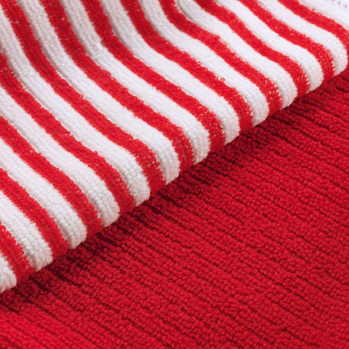 Lot de 3 torchons de cuisine en microfibre ultra-absorbants rouge, DOUCEUR D'INTÉRIEUR