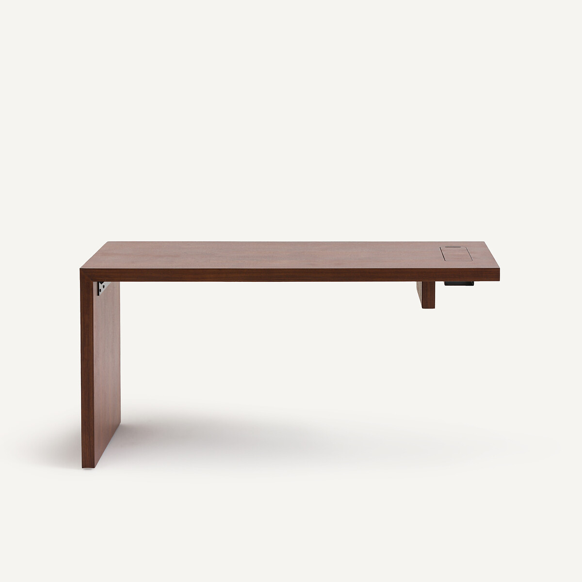 Plateau de bureau en plaqué noyer, largeur 150 cm, MIKUBE noyer, AM.PM