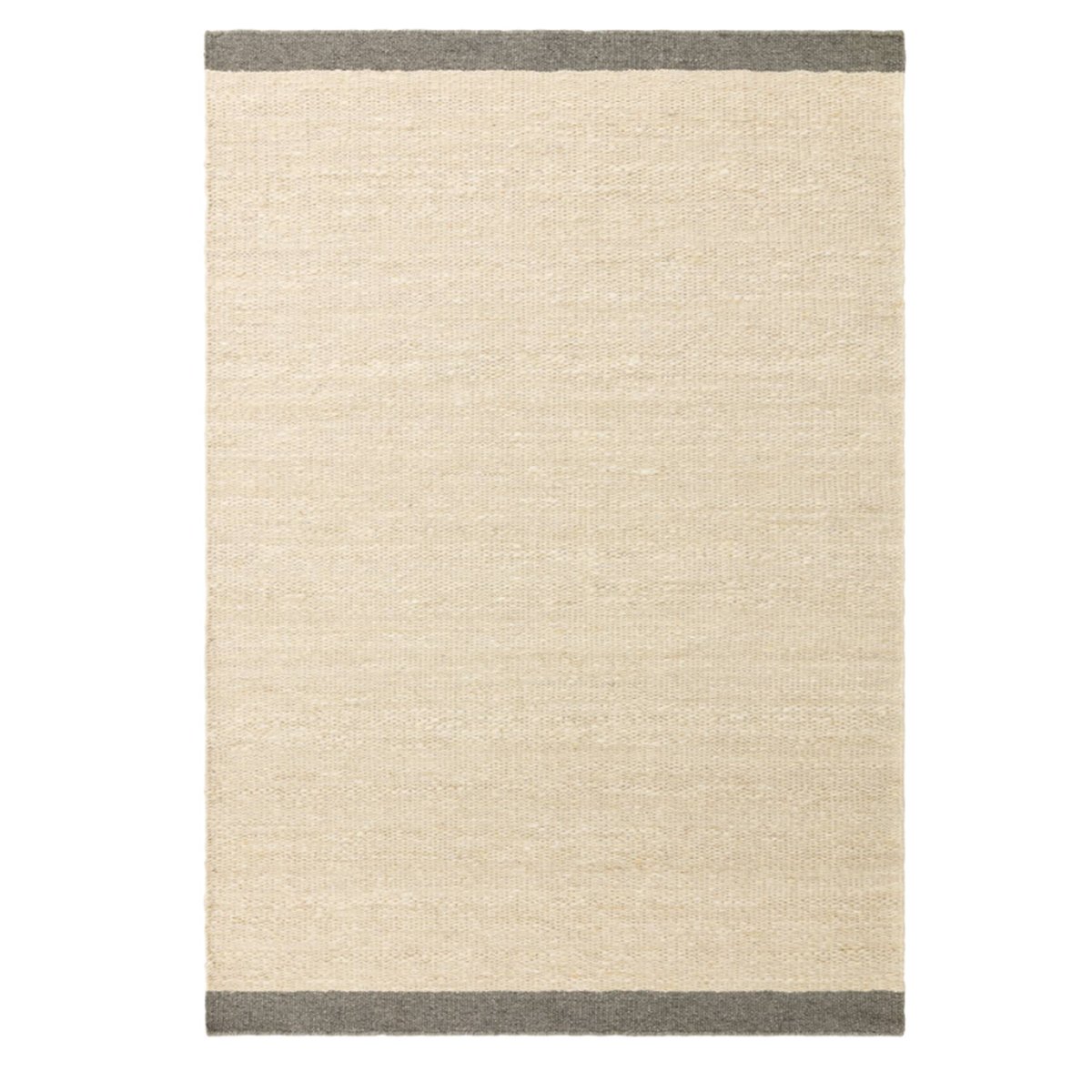 Tapis de salon moderne pure laine MALI gris, NOVATREND