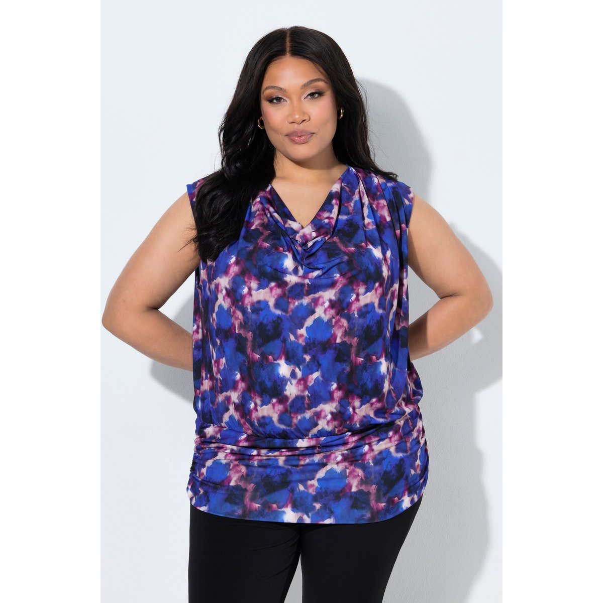 T-shirt bleu azur, ULLA POPKEN