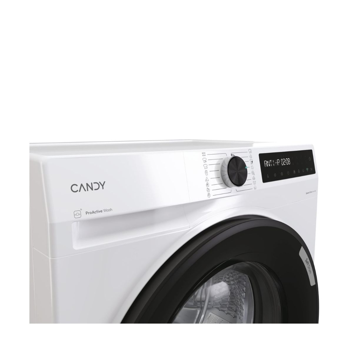 Lave linge hublot BR 47SBL8-S - 7 kg - 1400 tr/min - Classe A - Moteur induction - Connecté wifi couleur unique, CANDY