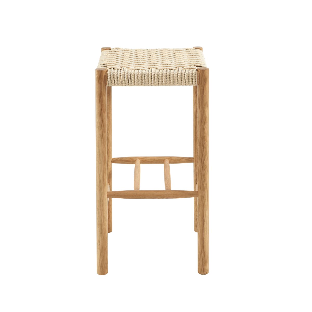 Tabouret en chêne (lot de 2) ELLIO chêne, SORELH