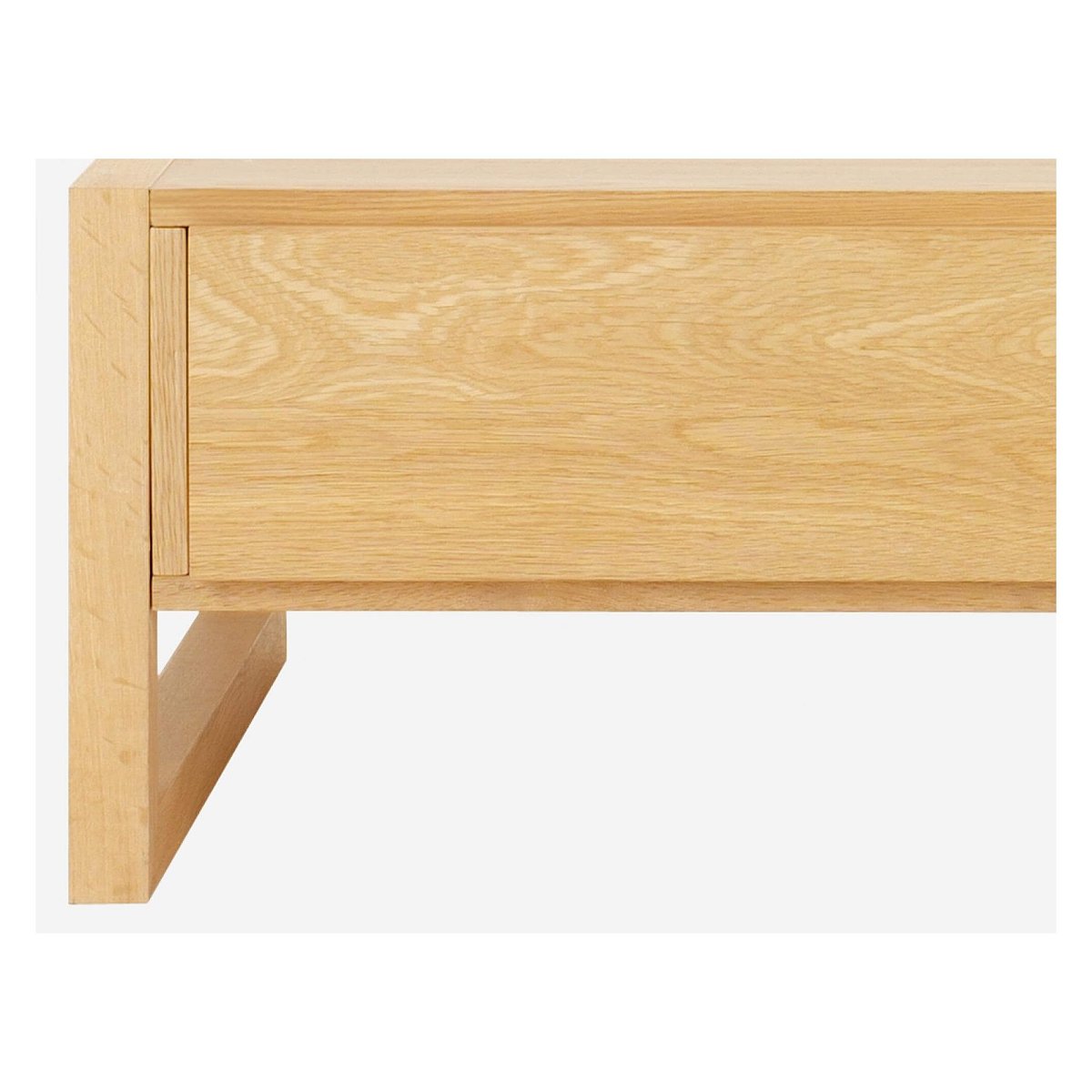 Table basse bois HANITA naturel clair, HABITAT