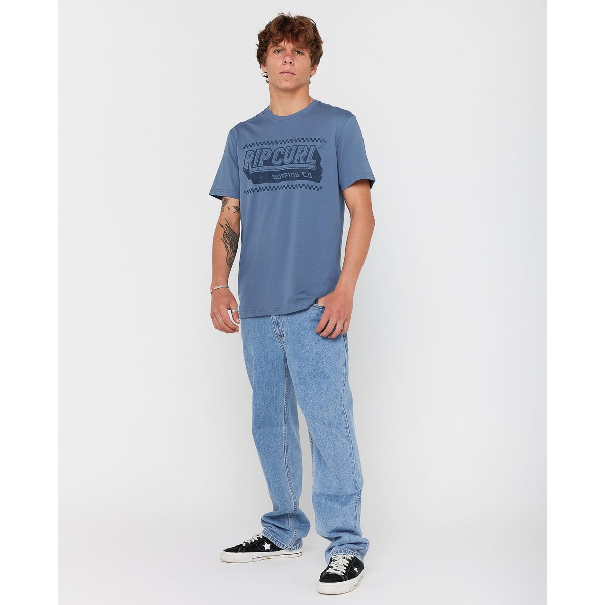 T-shirt à manches courtes SPORTLINE INVADER bluefin, RIP CURL