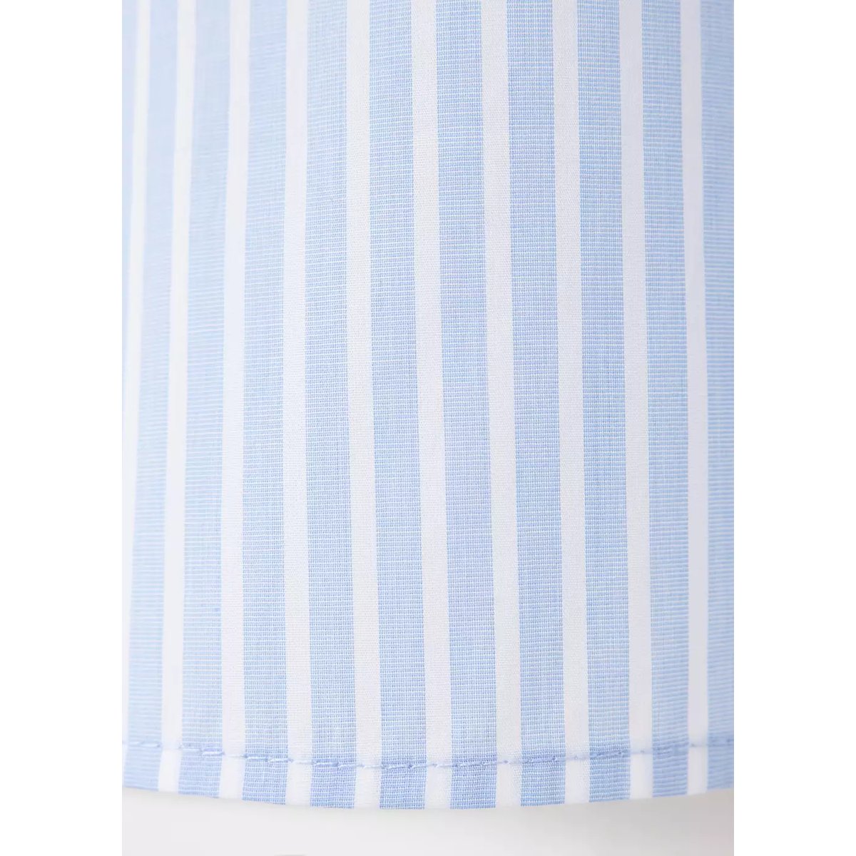 Chemise à rayures, manches trois-quarts bleu ciel, MANGO