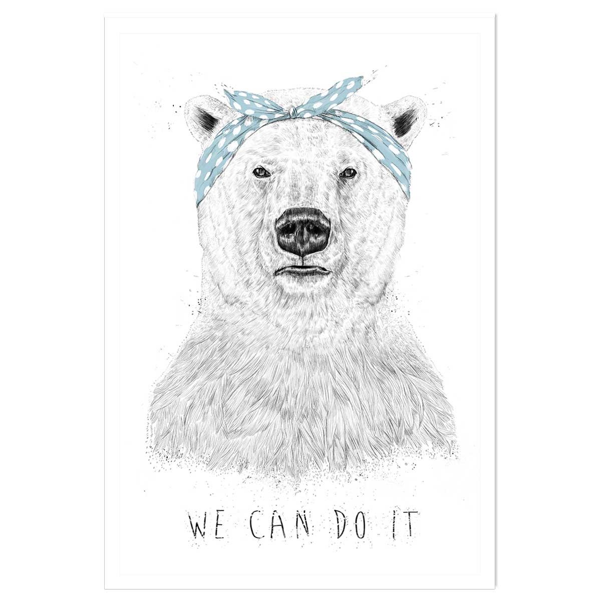 Affiche enfant, nous pouvons le faire affiche seule, HEXOA