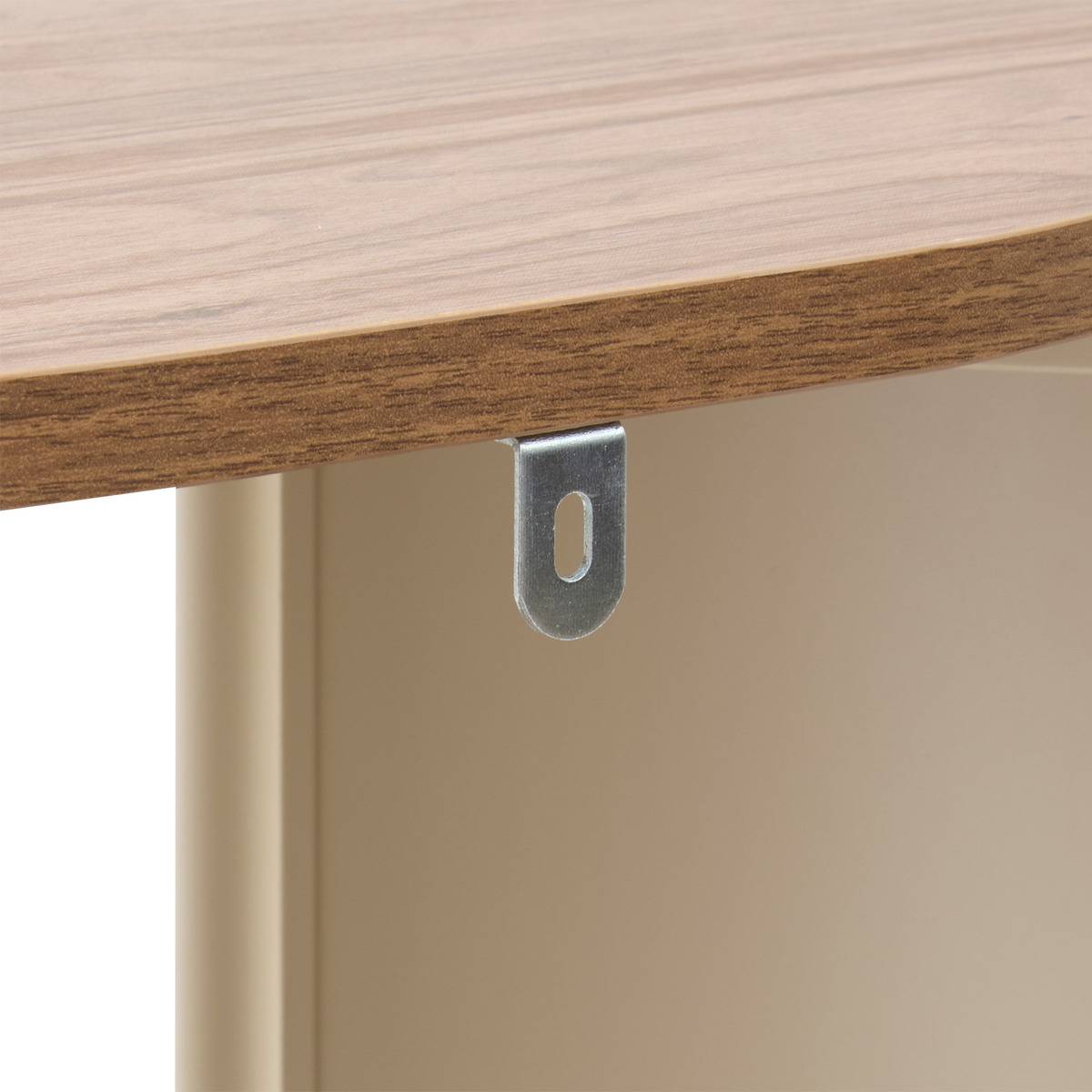 Étagère de salle de bain rectangulaire ARGILEO blanc, 5FIVE SIMPLY SMART