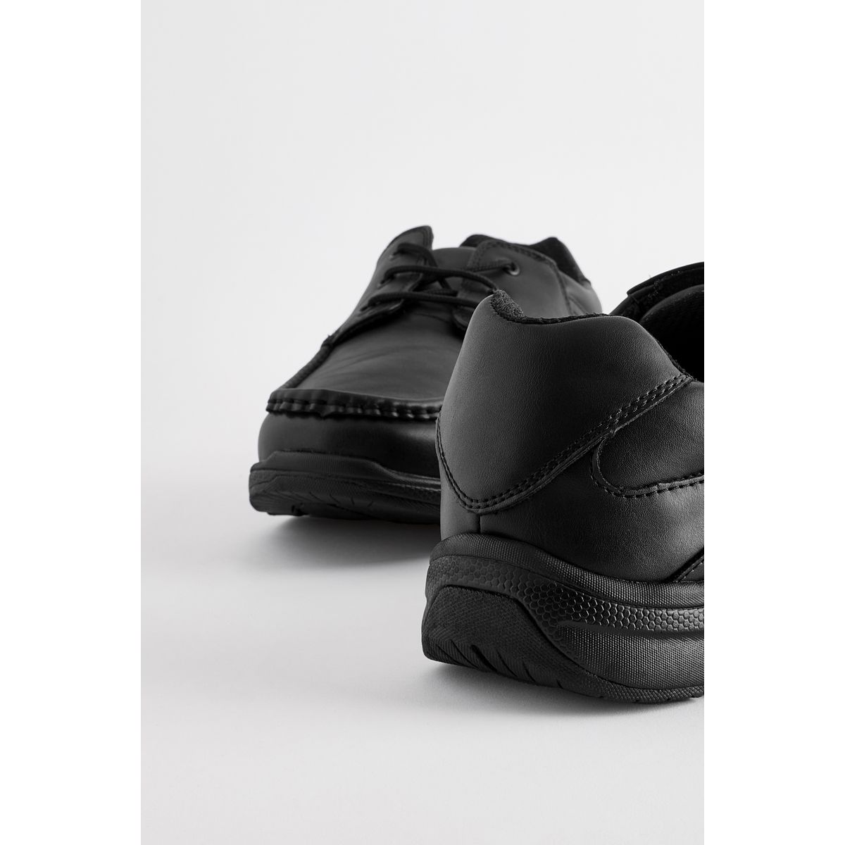 Chaussures pointure large à plastron noir, NEXT