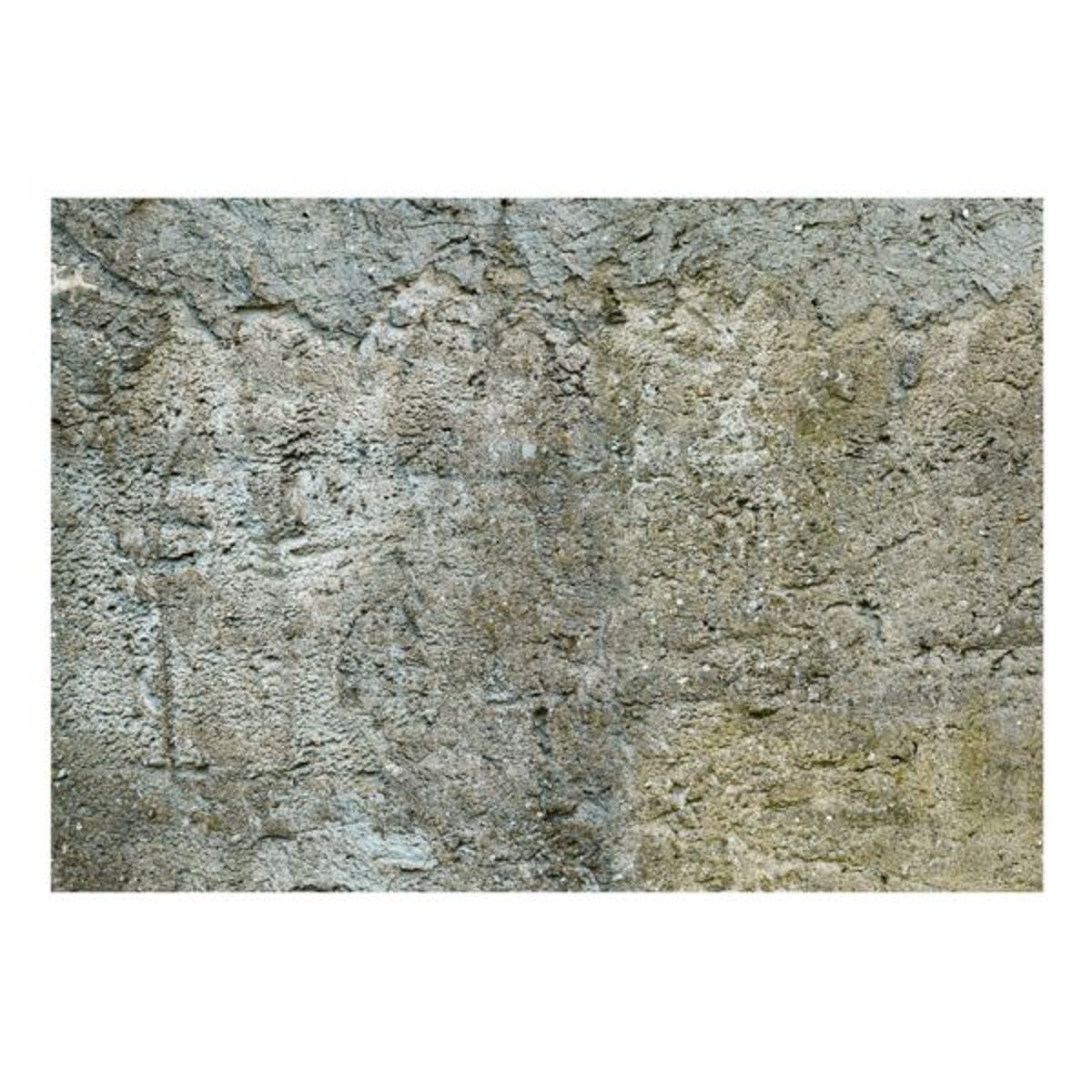 Papier peint intissé panoramique Stony Barriere gris / argent, EDEN
