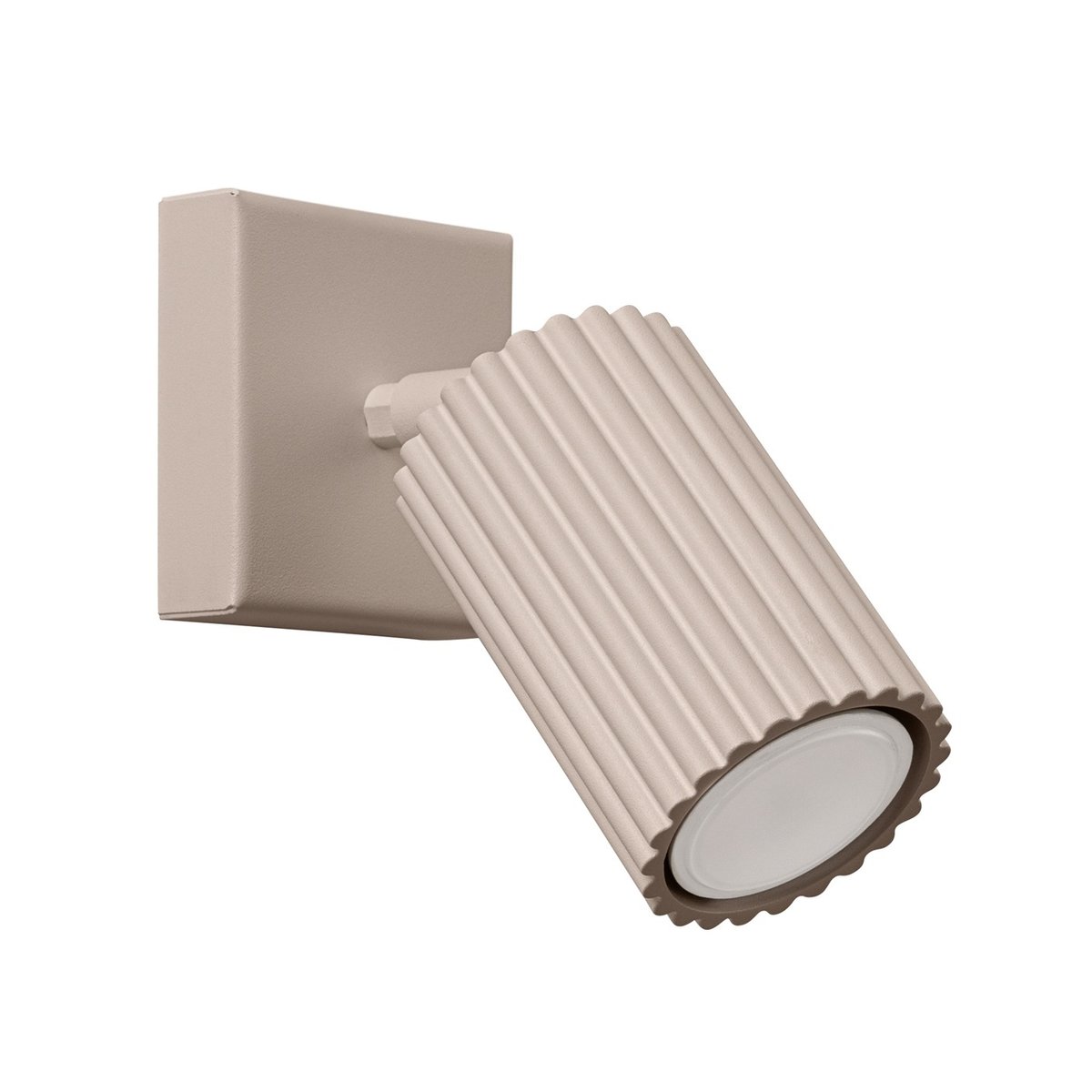 Applique Aluminium Taupe GU10 1 Karbon marron, EDEN