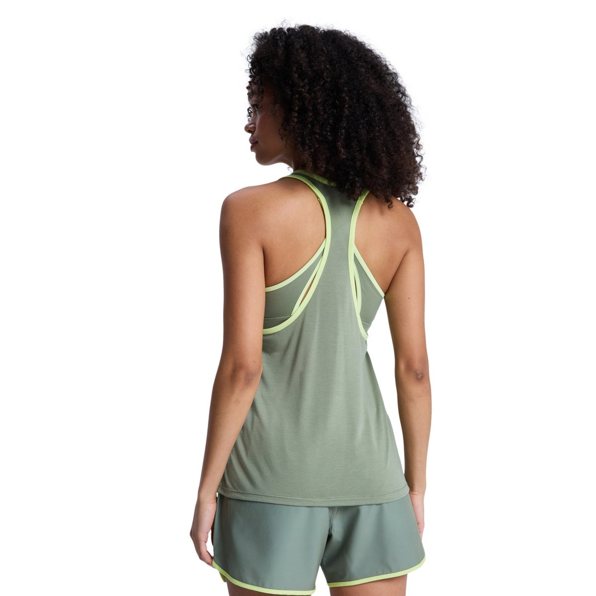 Débardeur de sport, col rond, . vert oil green, ROXY