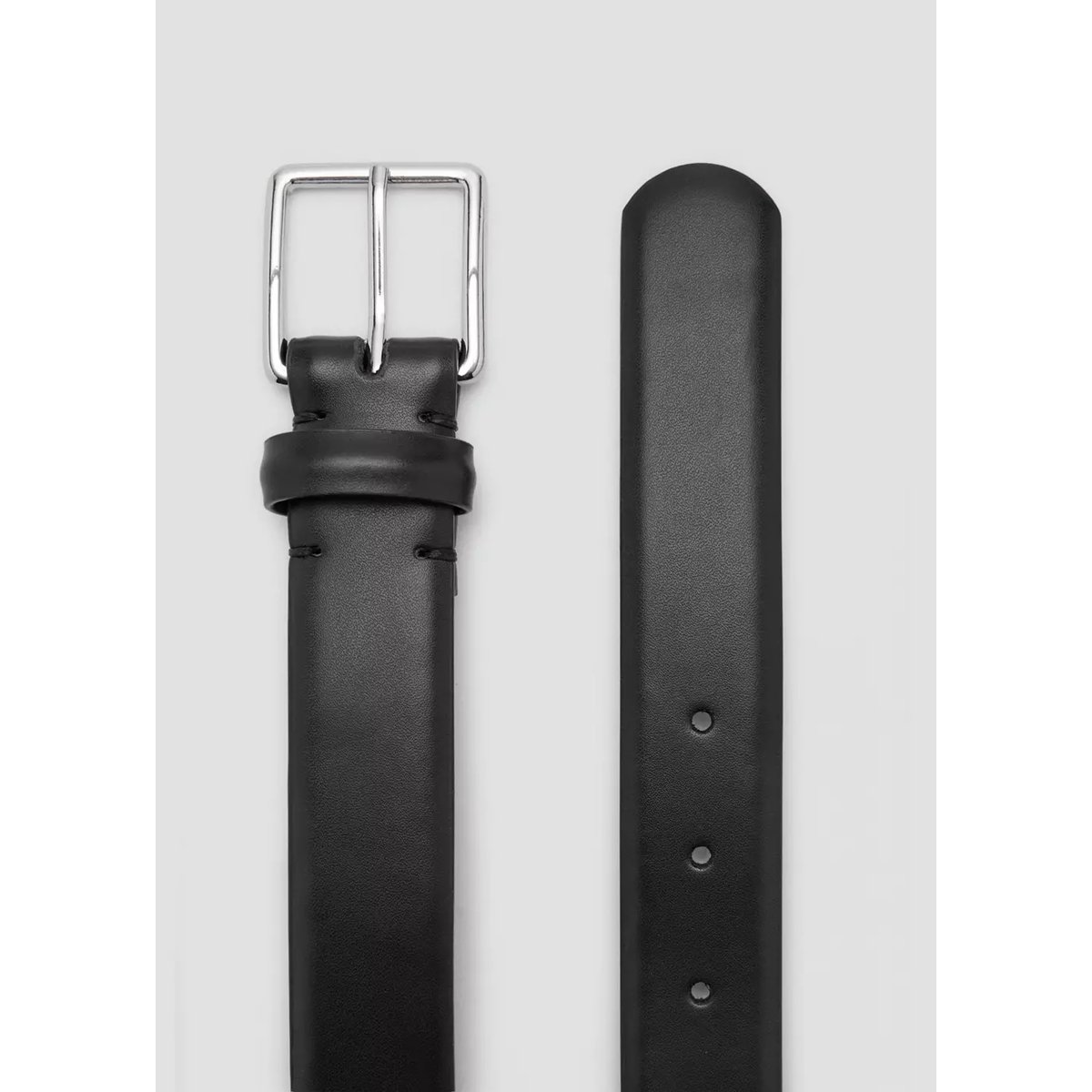 Ceinture 100 % cuir bovin noir, MANGO MAN