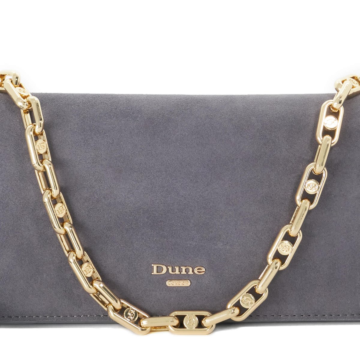 Sac bandoulière multi-sangles - BEMUSE grey-suede, DUNE LONDON