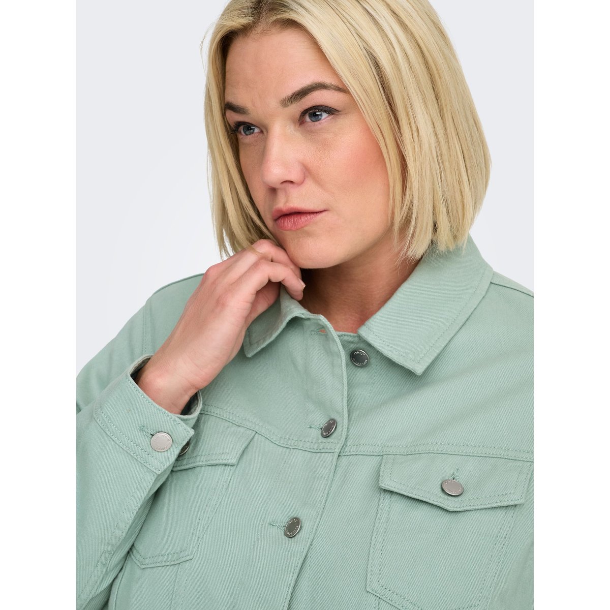 Veste En Jean jadeite, ONLY CARMAKOMA