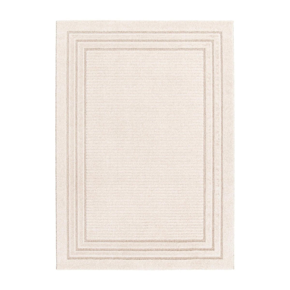 Tapis design avec effet relief ESMEE beige sable, AFK LIVING