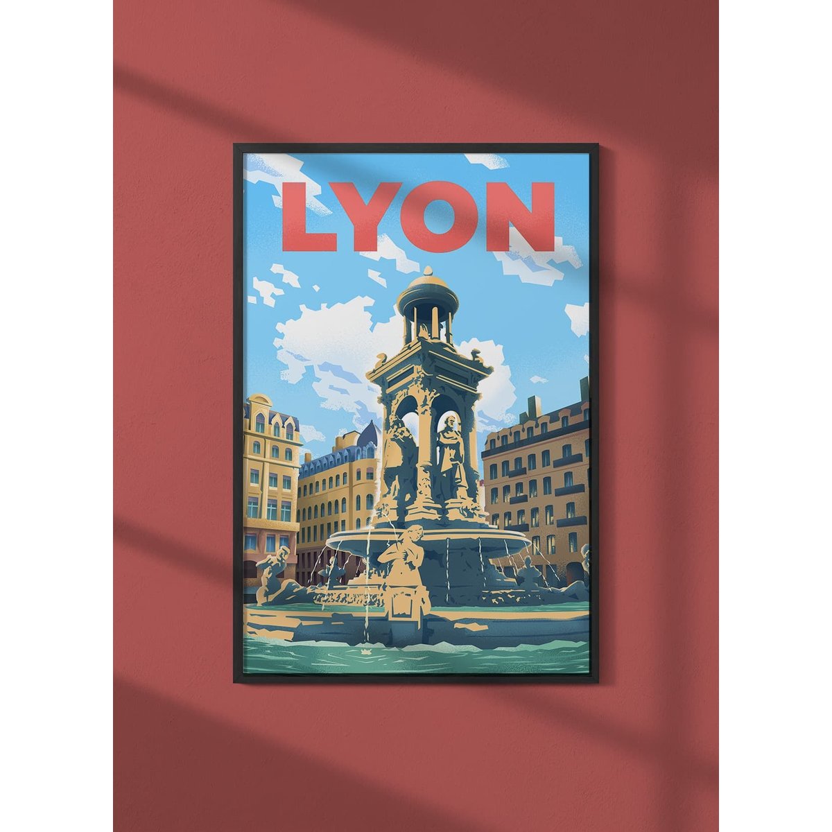 Affiche ville Lyon 3 blanc, L'AFFICHERIE