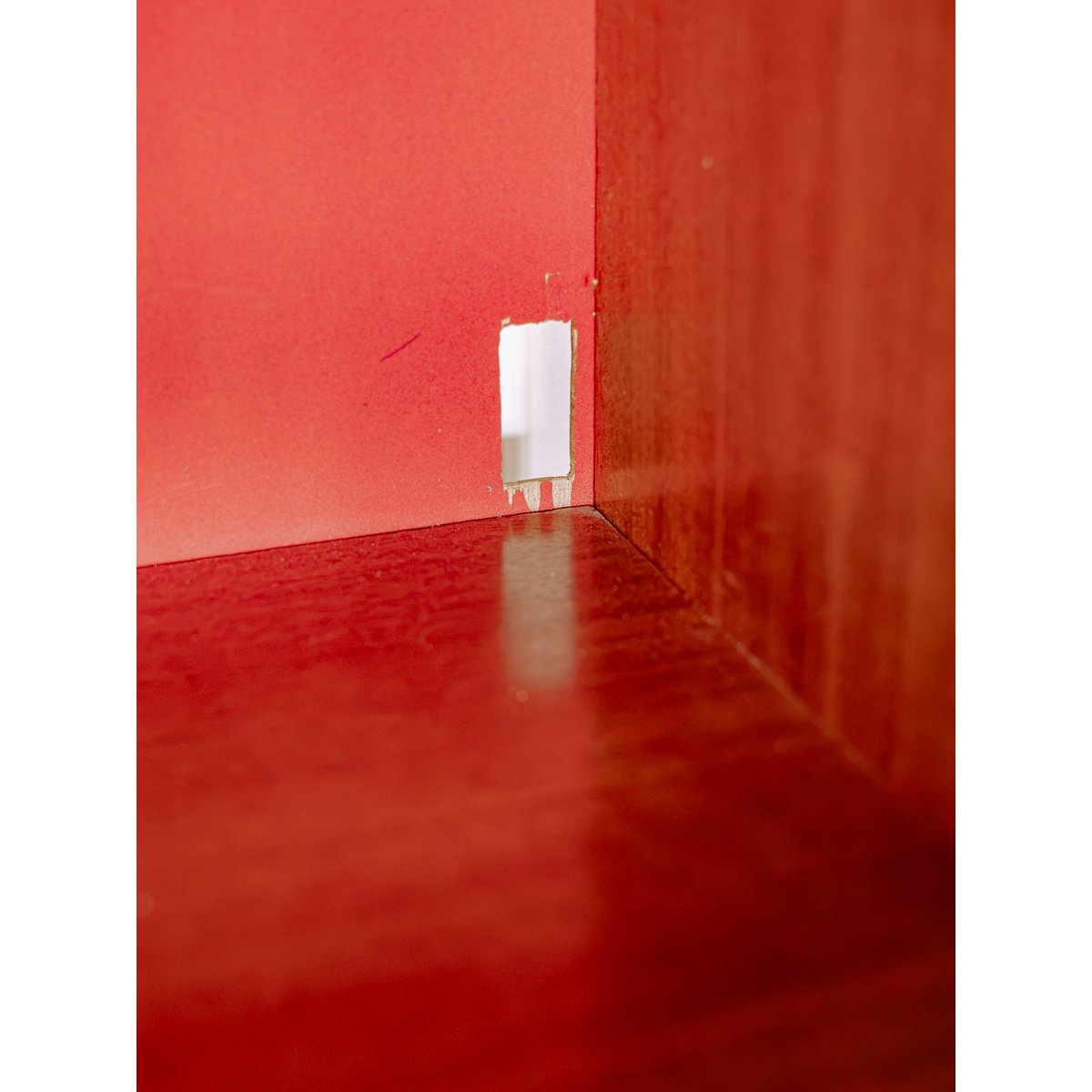 Secrétaire mid-century en bois vernis Honoré N°203 - Bon état bois clair, DEBONGOUT