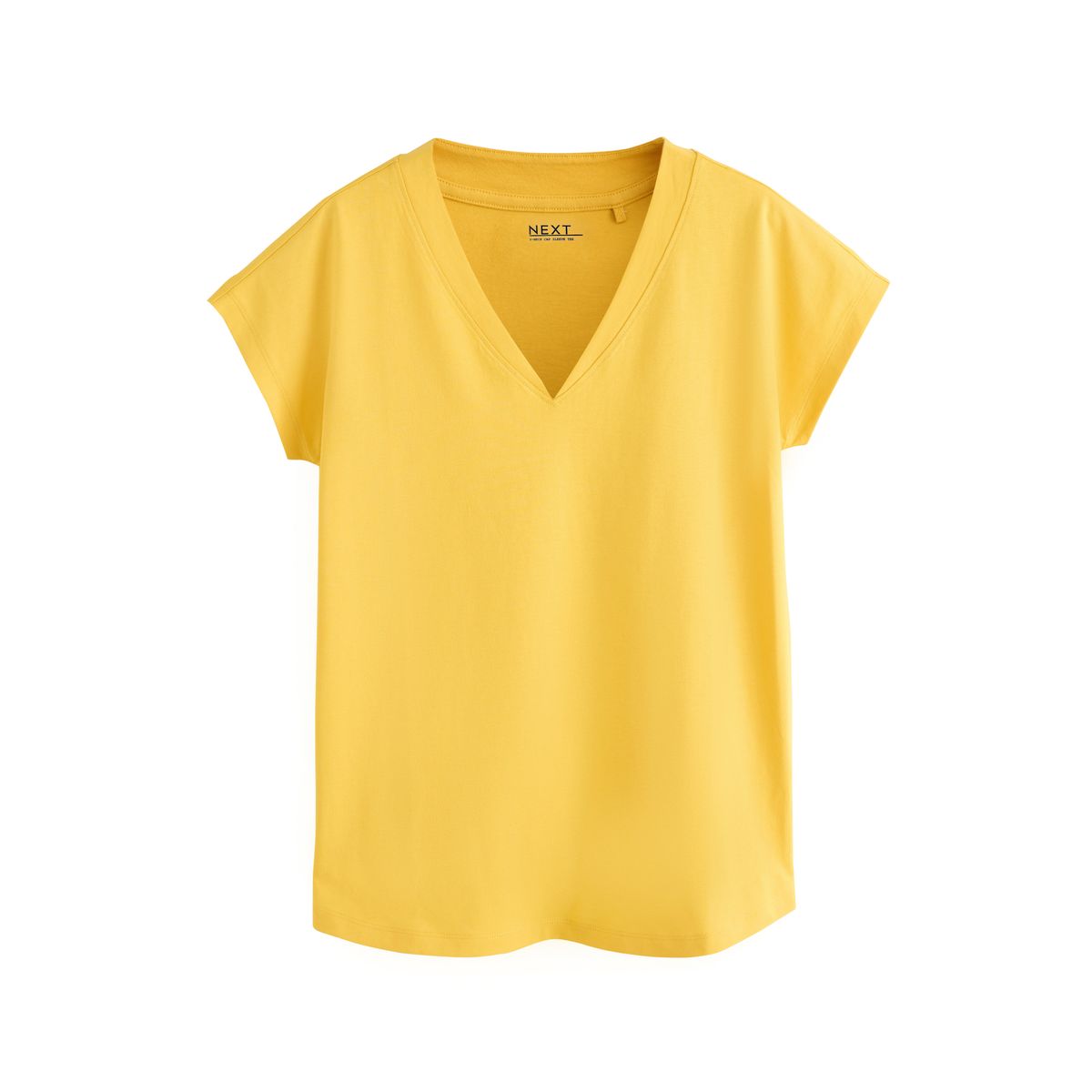 T-shirt à mancherons et col v, lot de 5 rouge baie/vert/jaune/neutre/noir, NEXT