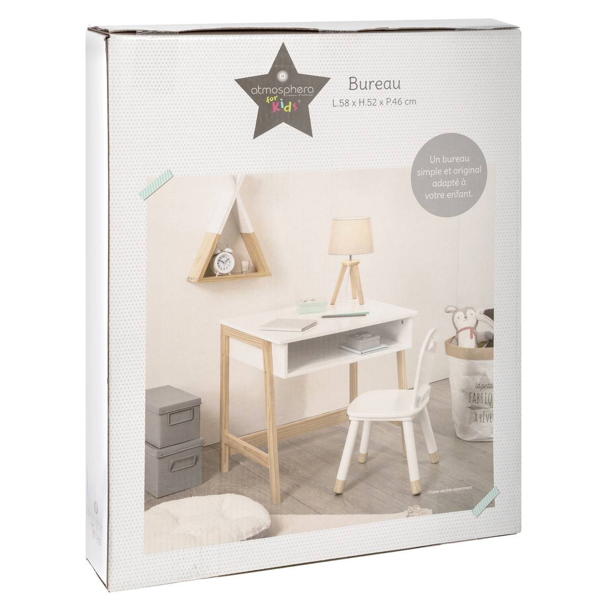 Bureau enfant blanc, ATMOSPHERA