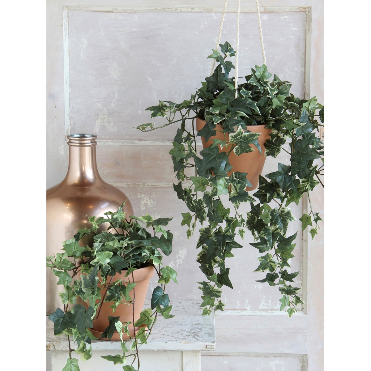 Plante artificielle suspendue IVY vert, MICA DECORATIONS