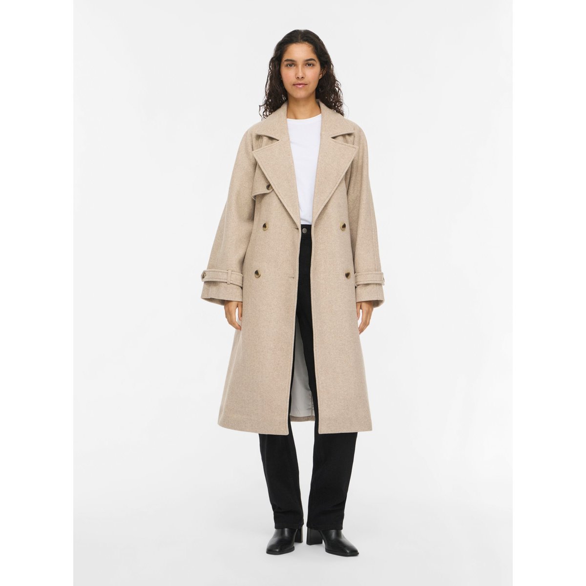 Manteau marron - natural melange1, VILA