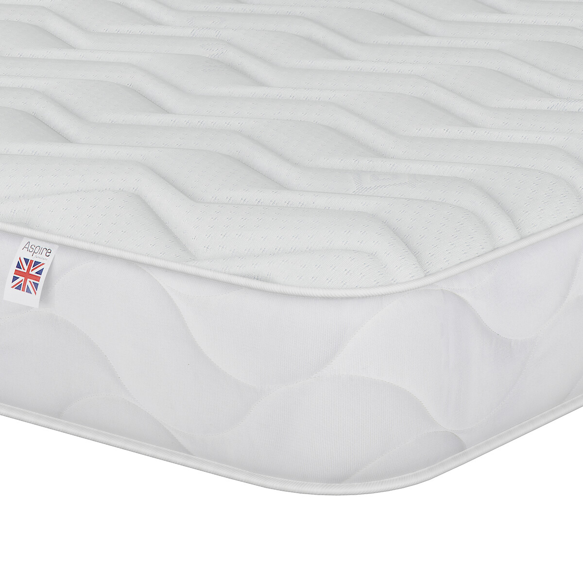Aspire Essentials Dual Comfort Cool Hybrid Plus Mattress white, ASPIRE