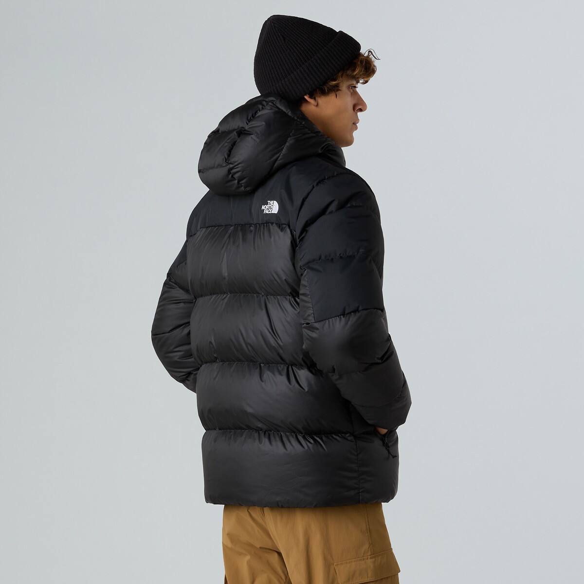 Diablo Down quilted padded jacket with hood black, THE NORTH FACE