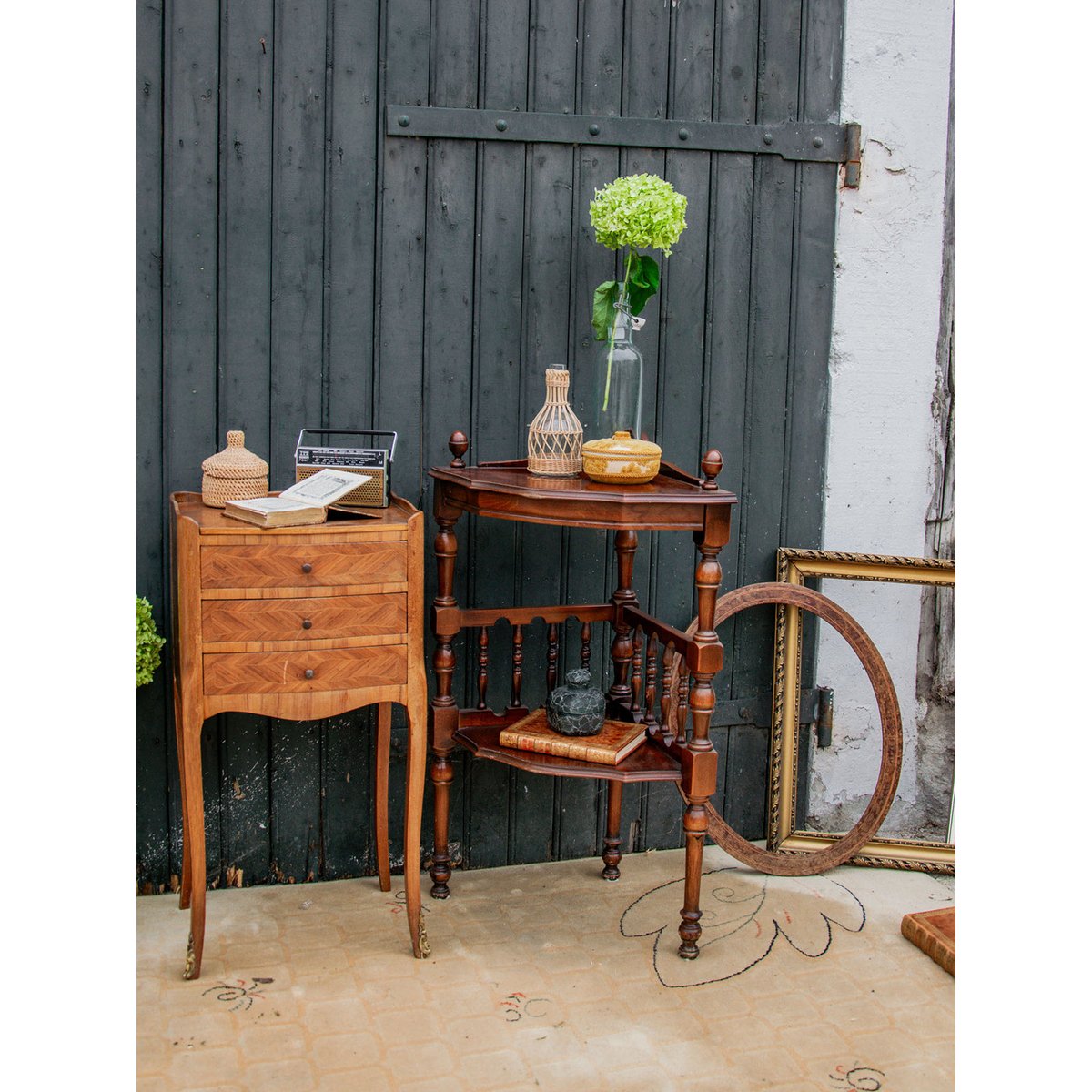 Ncoignure en bois Francine N°448 - Bon état bois, DEBONGOUT