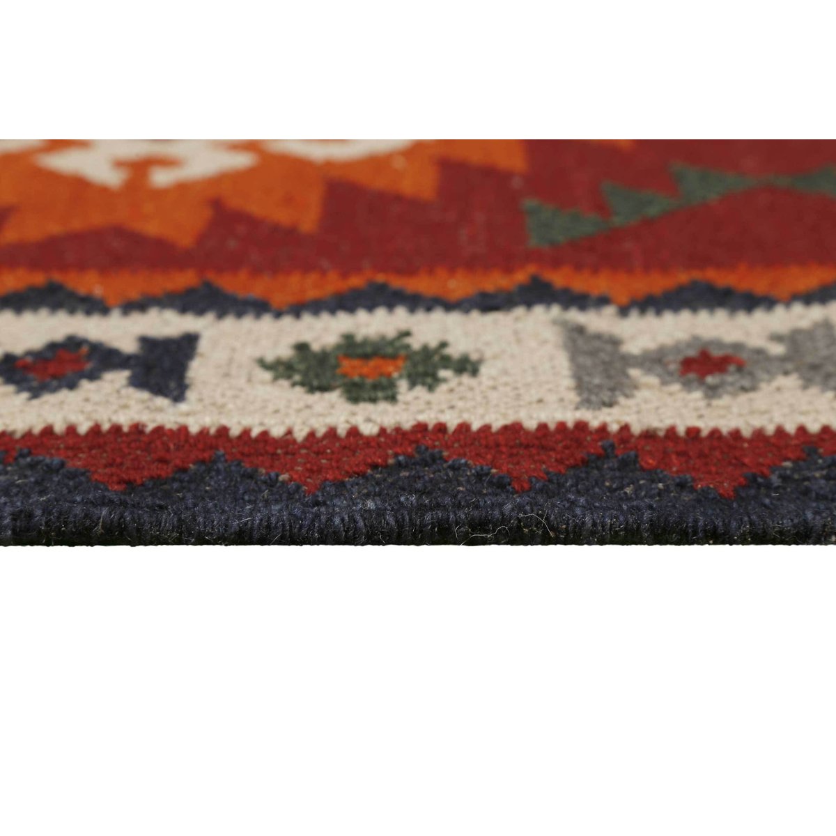 Tapis en laine, tissé main, oriental , BLANCARD rouge, WECON HOME