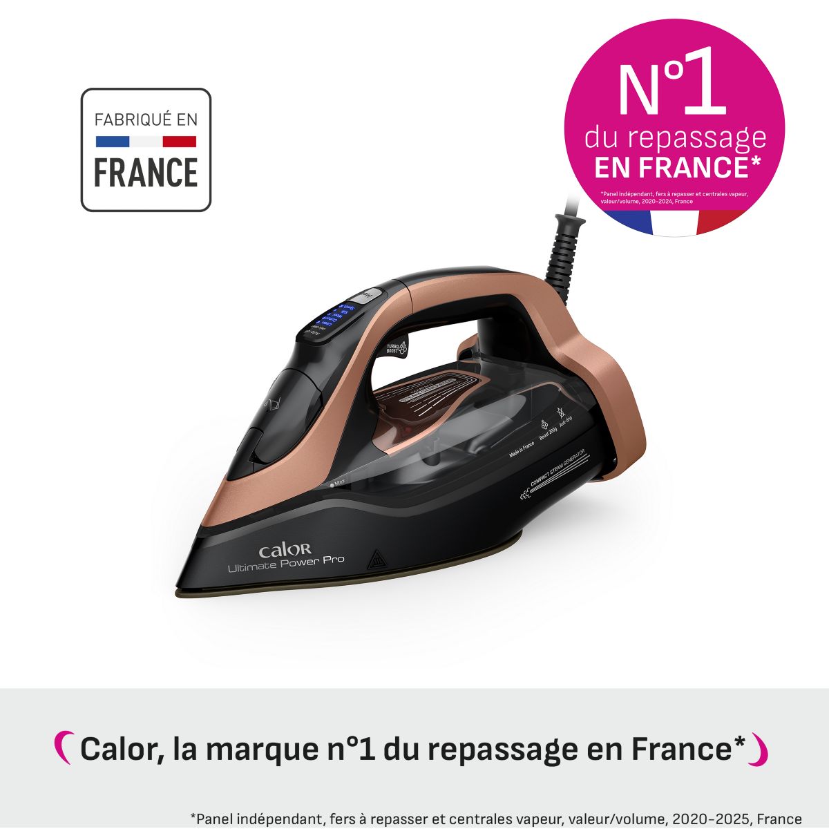 Fer à repasser FV9E50C0 Ultimate Power Pro couleur unique, CALOR