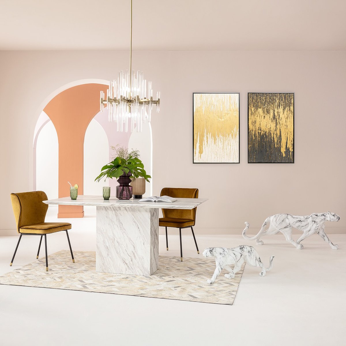 Peinture, FRAME ABSTRACT blanc, KARE DESIGN
