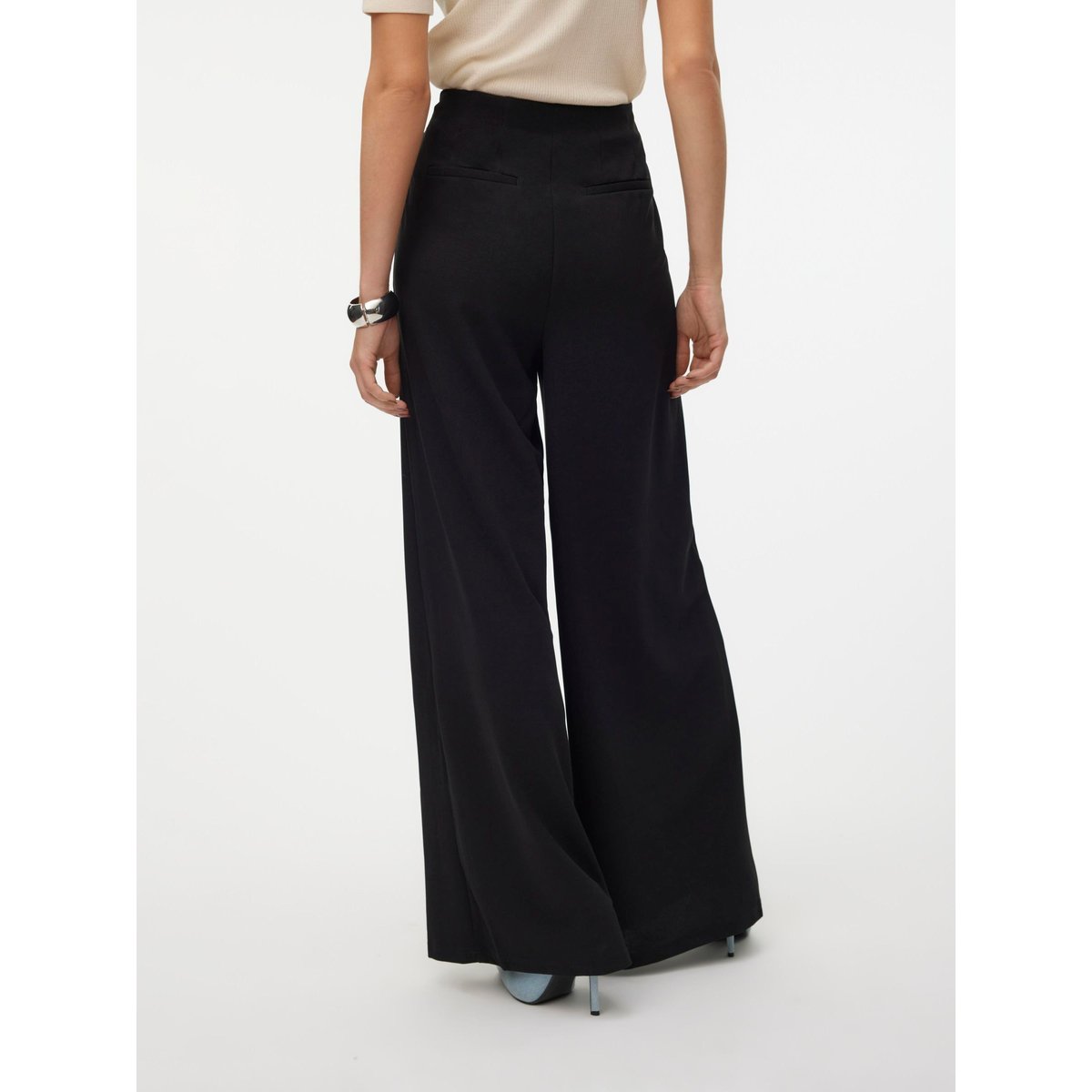 Pantalon À Jambe Large noire - black, VERO MODA