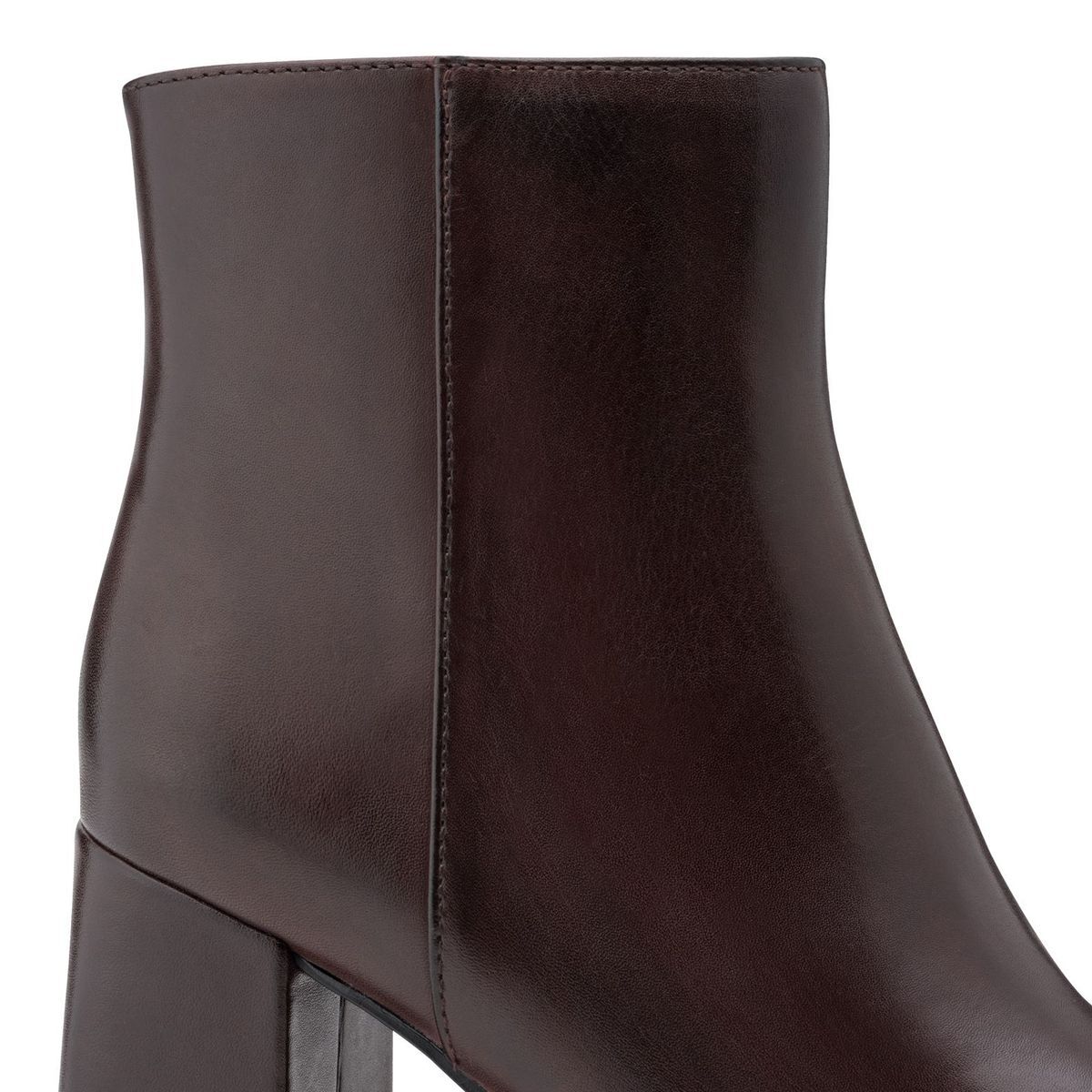 Bottine talon bloc marron mocca, MARCO TOZZI