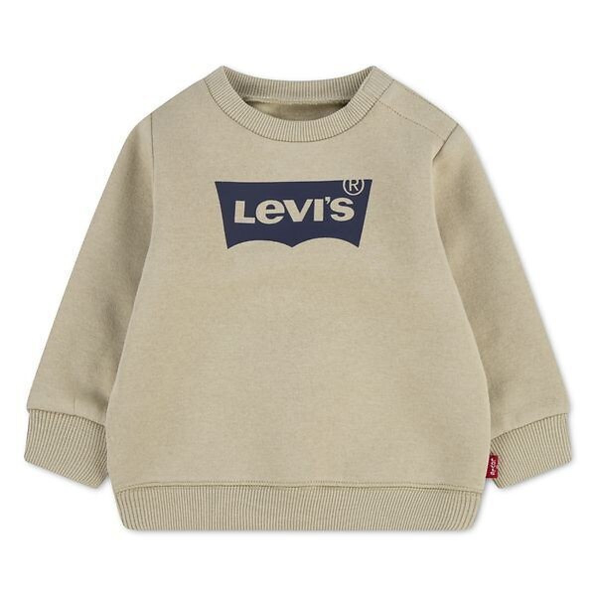 Sweatshirt mit Rundhalsausschnitt, Logo vorne, Sweatware beige, LEVI'S KIDS