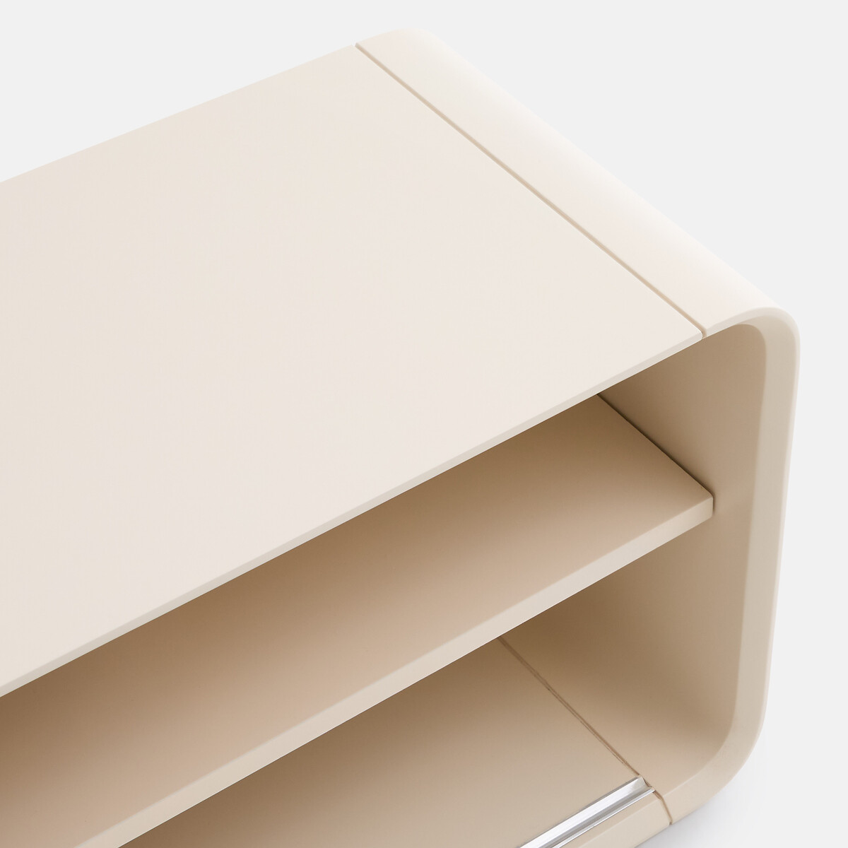 Redag Matt Lacquered Wall-Mounted TV Stand beige, LA REDOUTE INTERIEURS