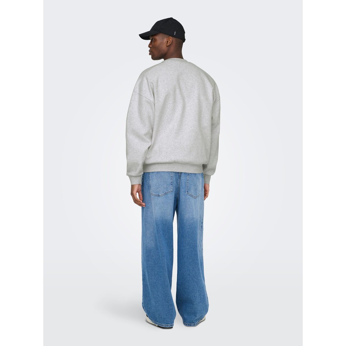 Sweat-Shirt grise - super light grey melange, ONLY & SONS