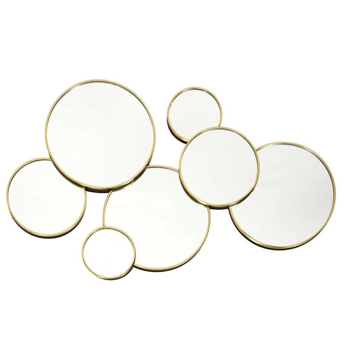 Décoration Miroir Rond or, DECORATIE