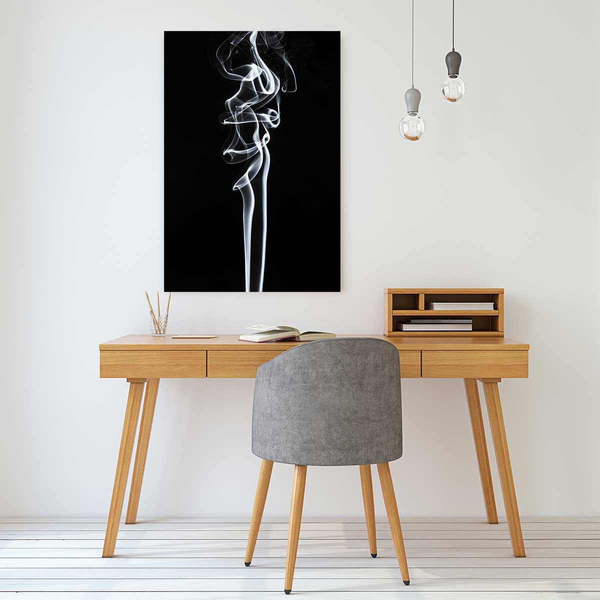 Tableau  white smoke sensual tableau alu dibond, HEXOA