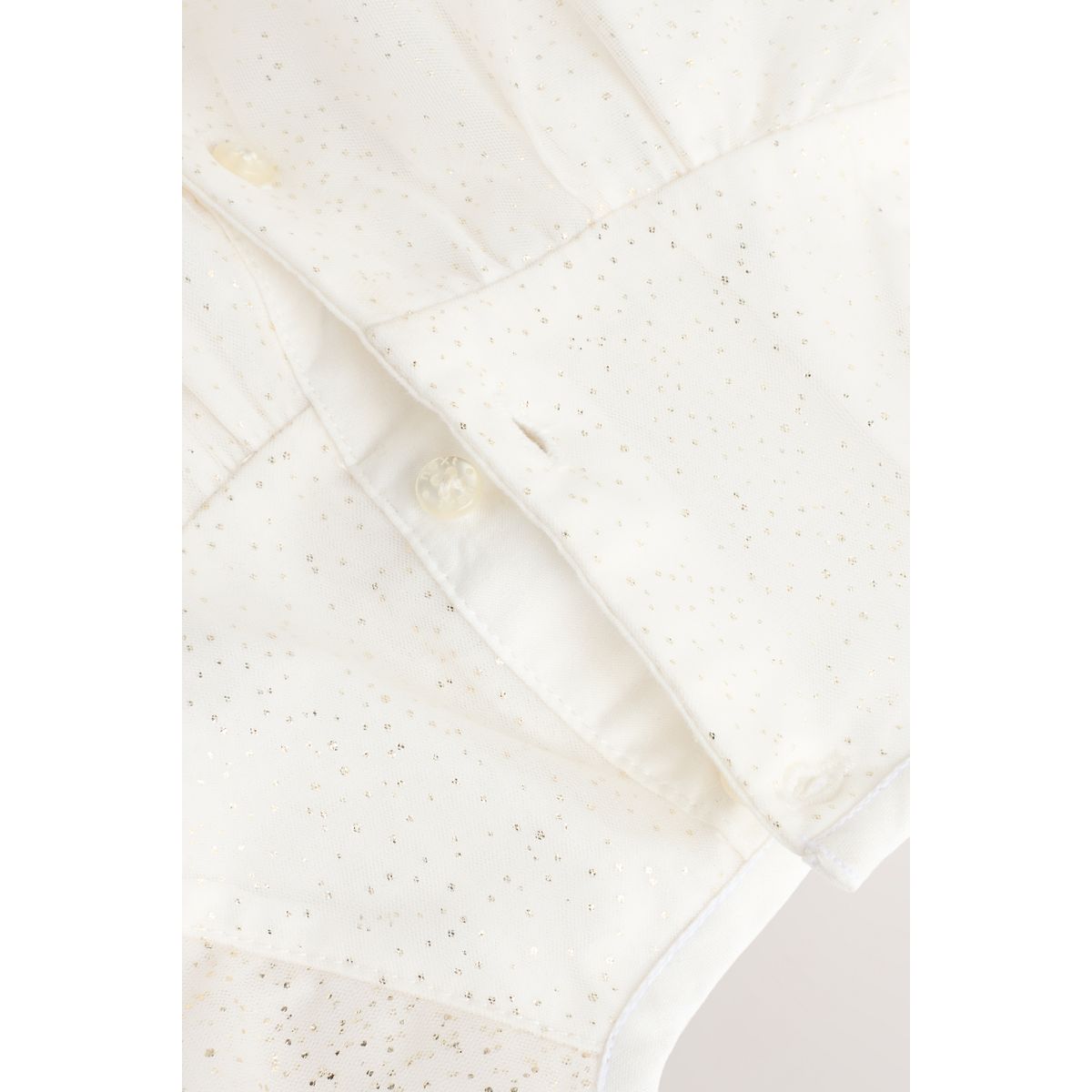 Robe bébé en tulle à volant scintillant maille blanche, NEXT