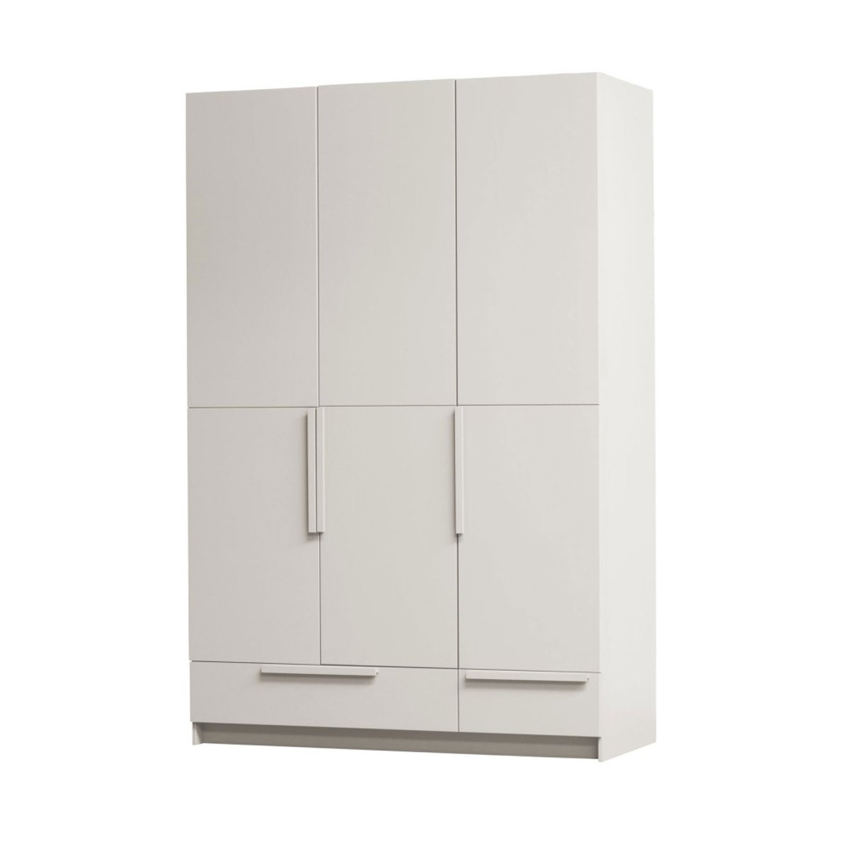 Armoire 3 portes en bois H215cm- PURE beige, WOOOD