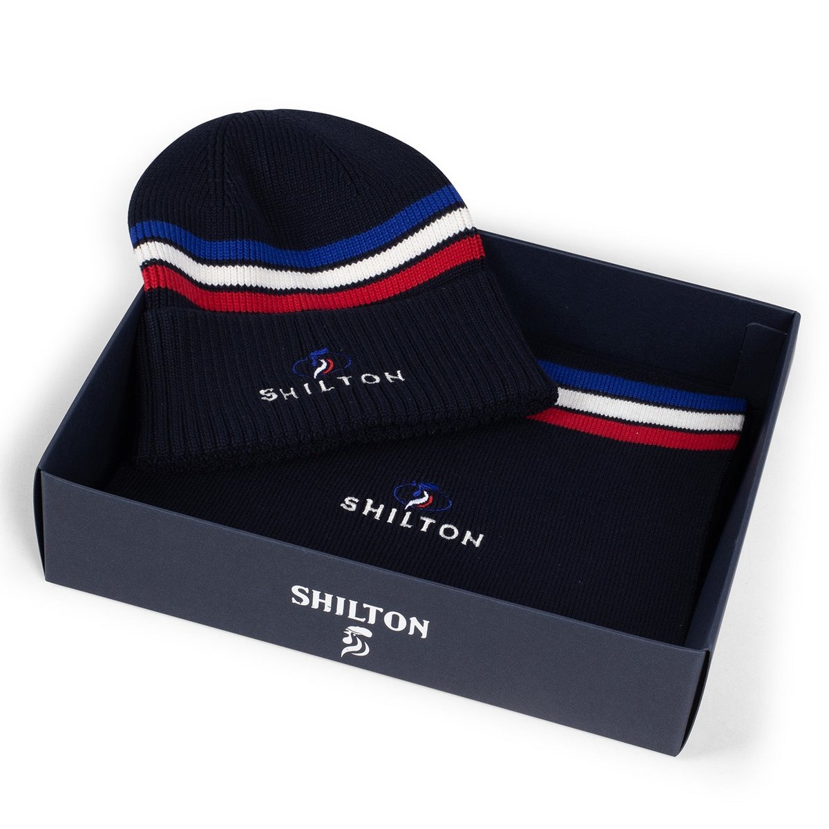 Pack bonnet/écharpe France navy, SHILTON