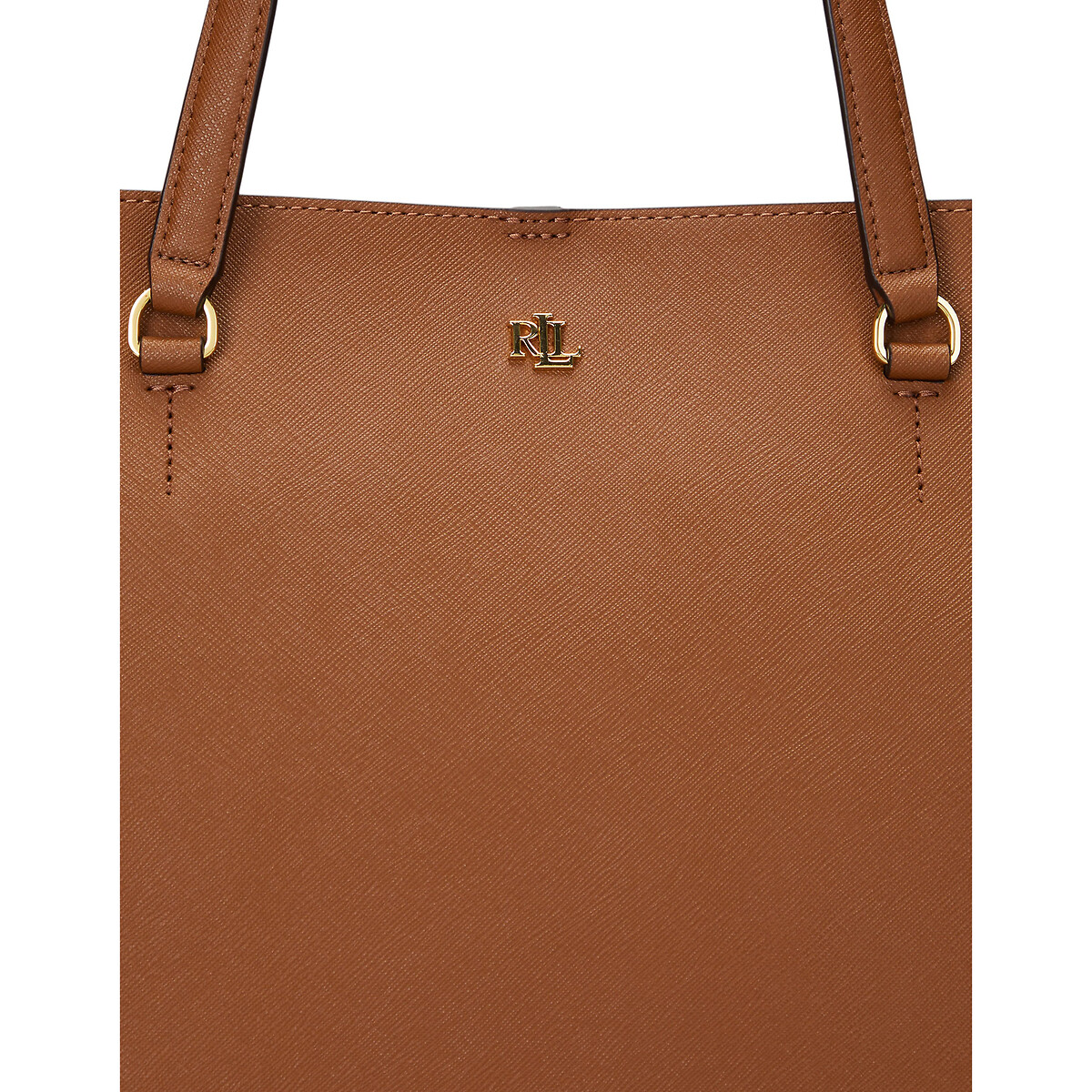 Sac tote bag cuir KARLY camel, LAUREN RALPH LAUREN