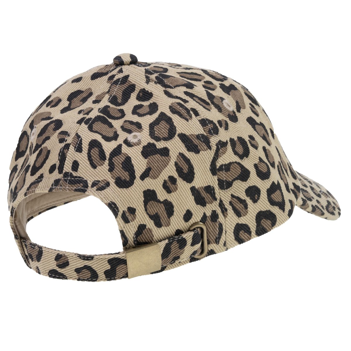 Casquette 100% coton, ajustable facilement, fermeture snapback multicolor léopard, ISOTONER