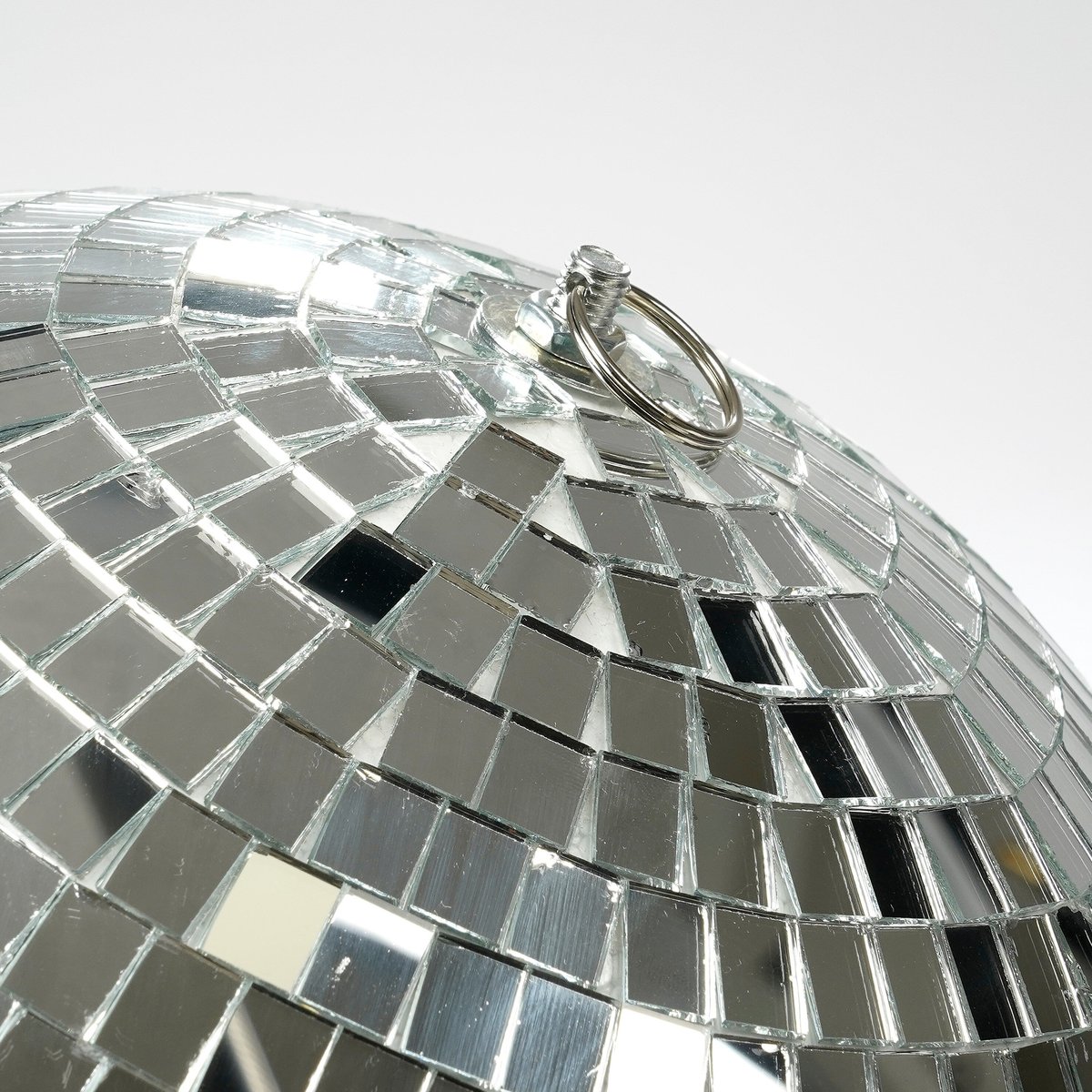 Boule à facettes Ø25 cm LUZZ argent, MICA DECORATIONS