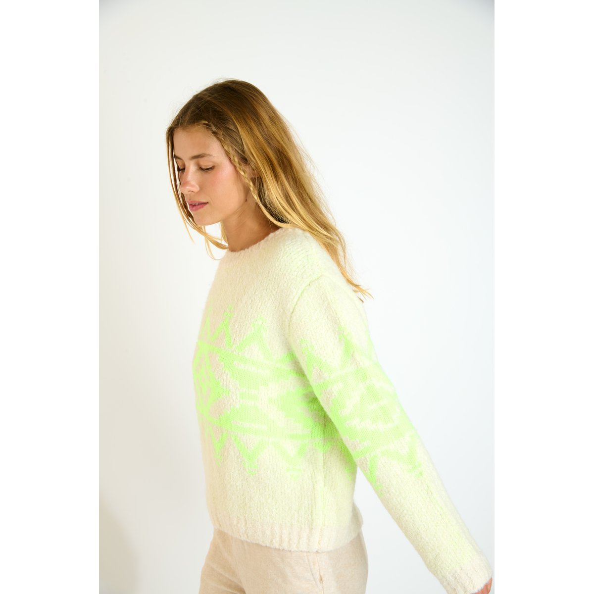 Pull Mindy - WINDCHILL ecru, BANANA MOON