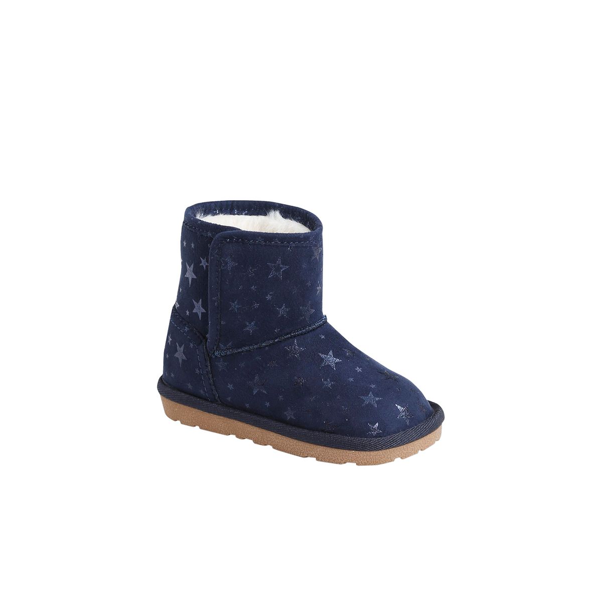 Bottes fourrées bleu marine, VERTBAUDET