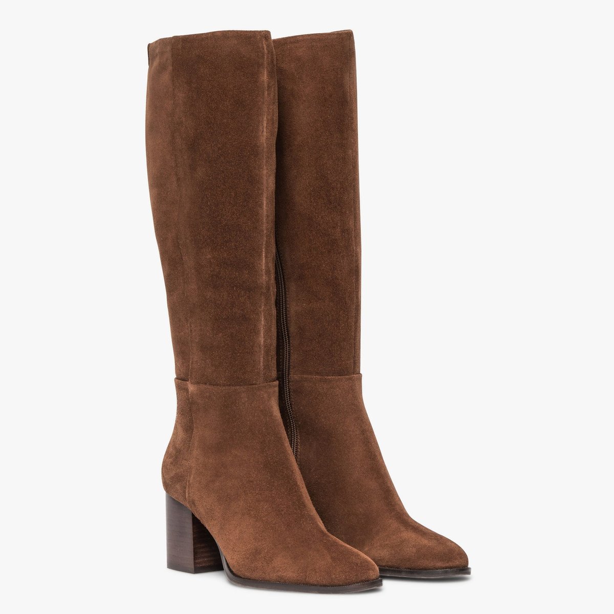 Botte À Talon en cuir FELICIE cognac, BOCAGE